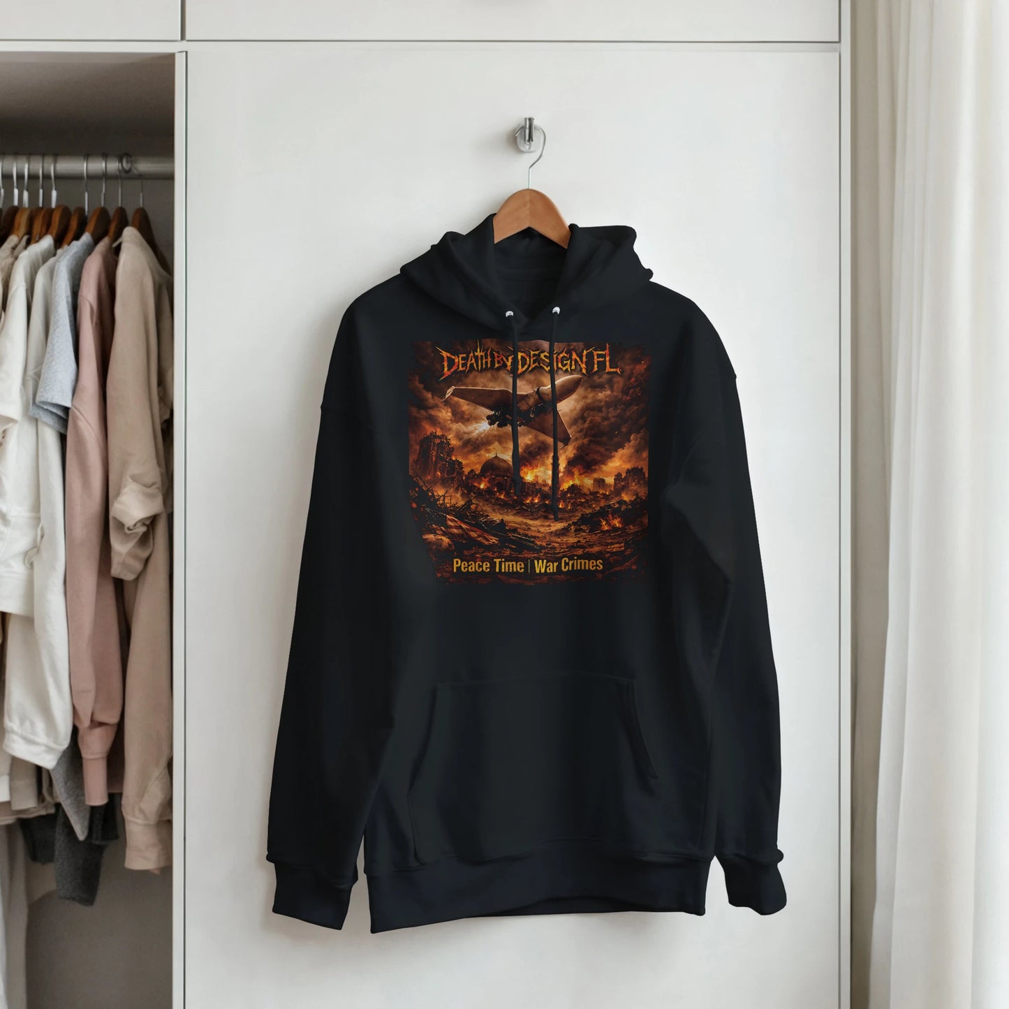 Death by Design FL Peace Time - War Crimes! Unisex Classic Pullover Hoodie