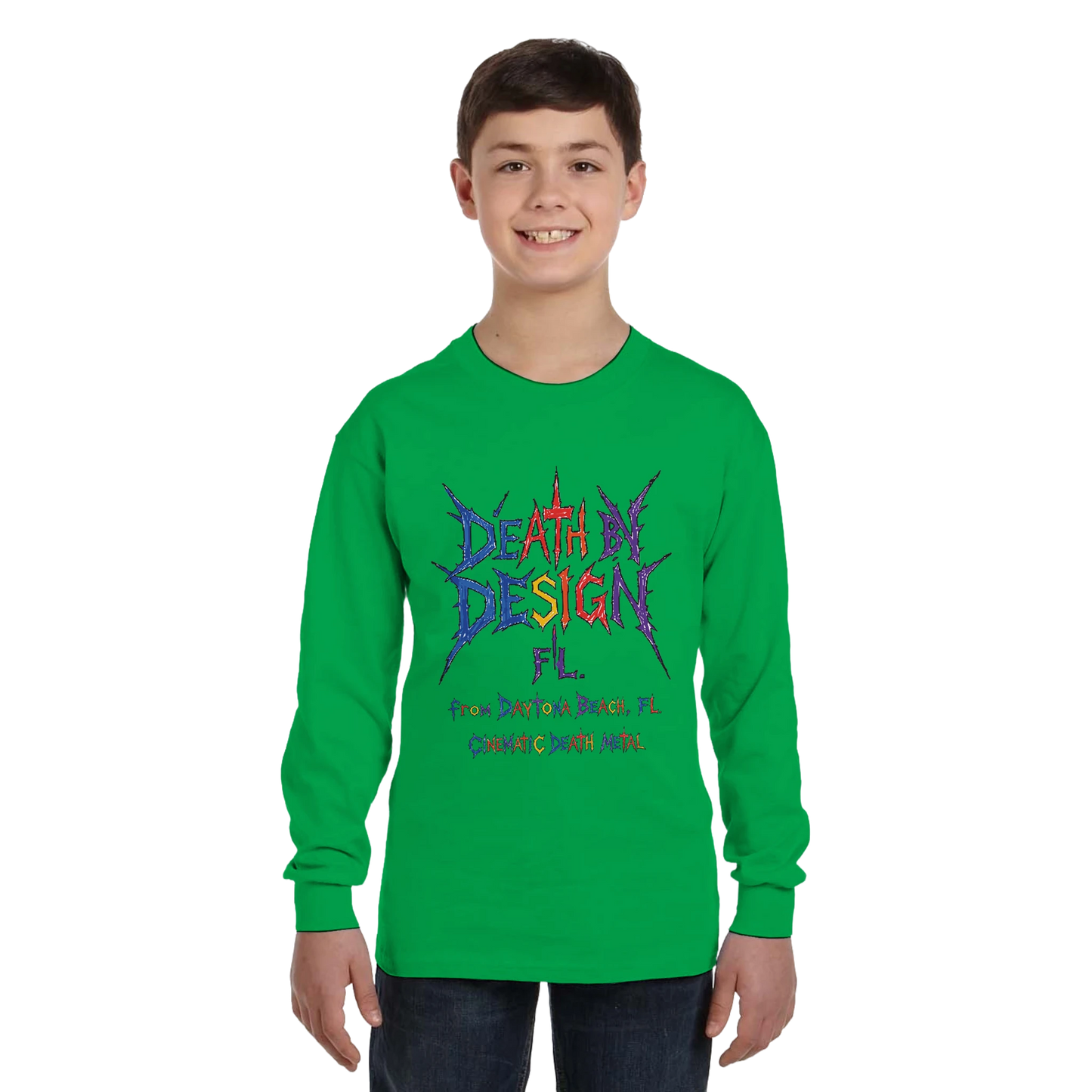 Death by Design FL Little Ass Kickers Unisex Long-Sleeve T-Shirt - S, Irish Green