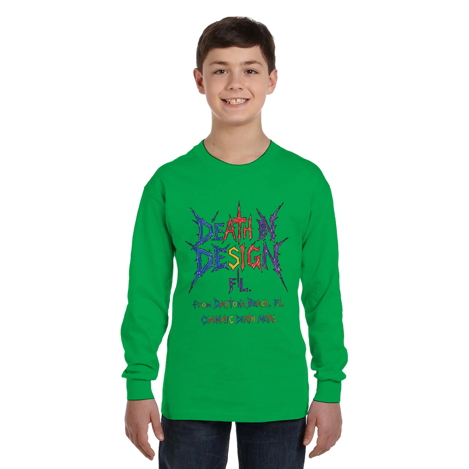 Death by Design FL Little Ass Kickers Unisex Long-Sleeve T-Shirt - S, Irish Green