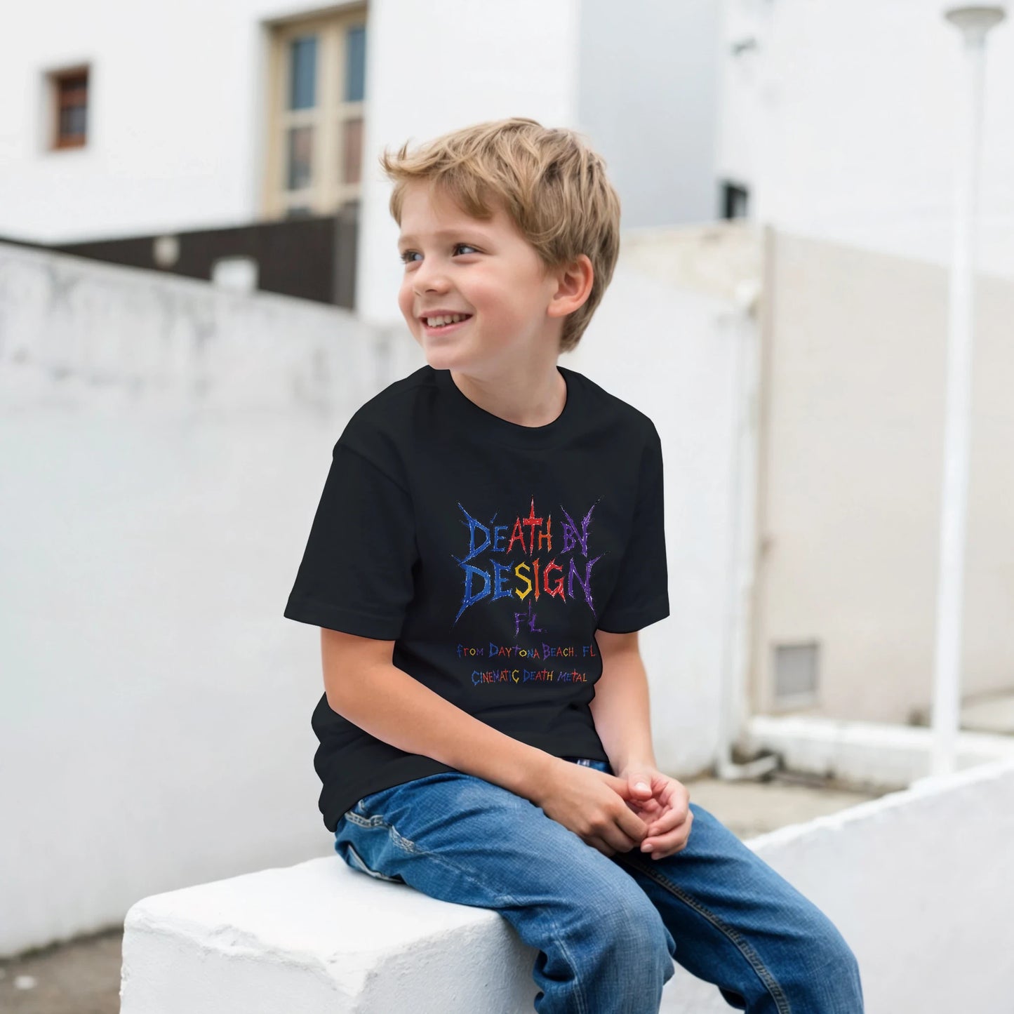 Death by Design FL Little Ass Kickers Unisex T-Shirt - M, Light Blue