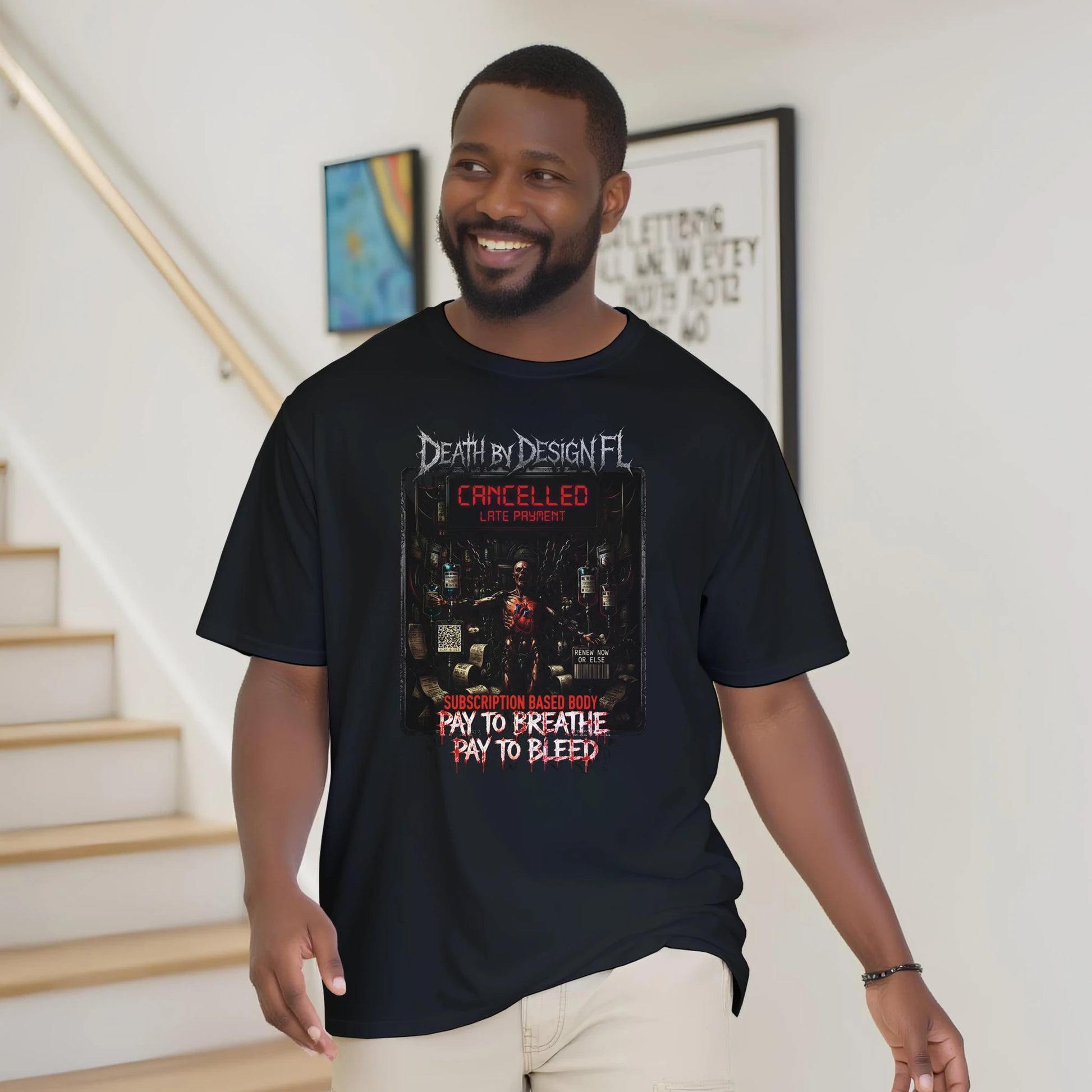 Death by Design FL Subscription Based Body Unisex T-Shirt - M