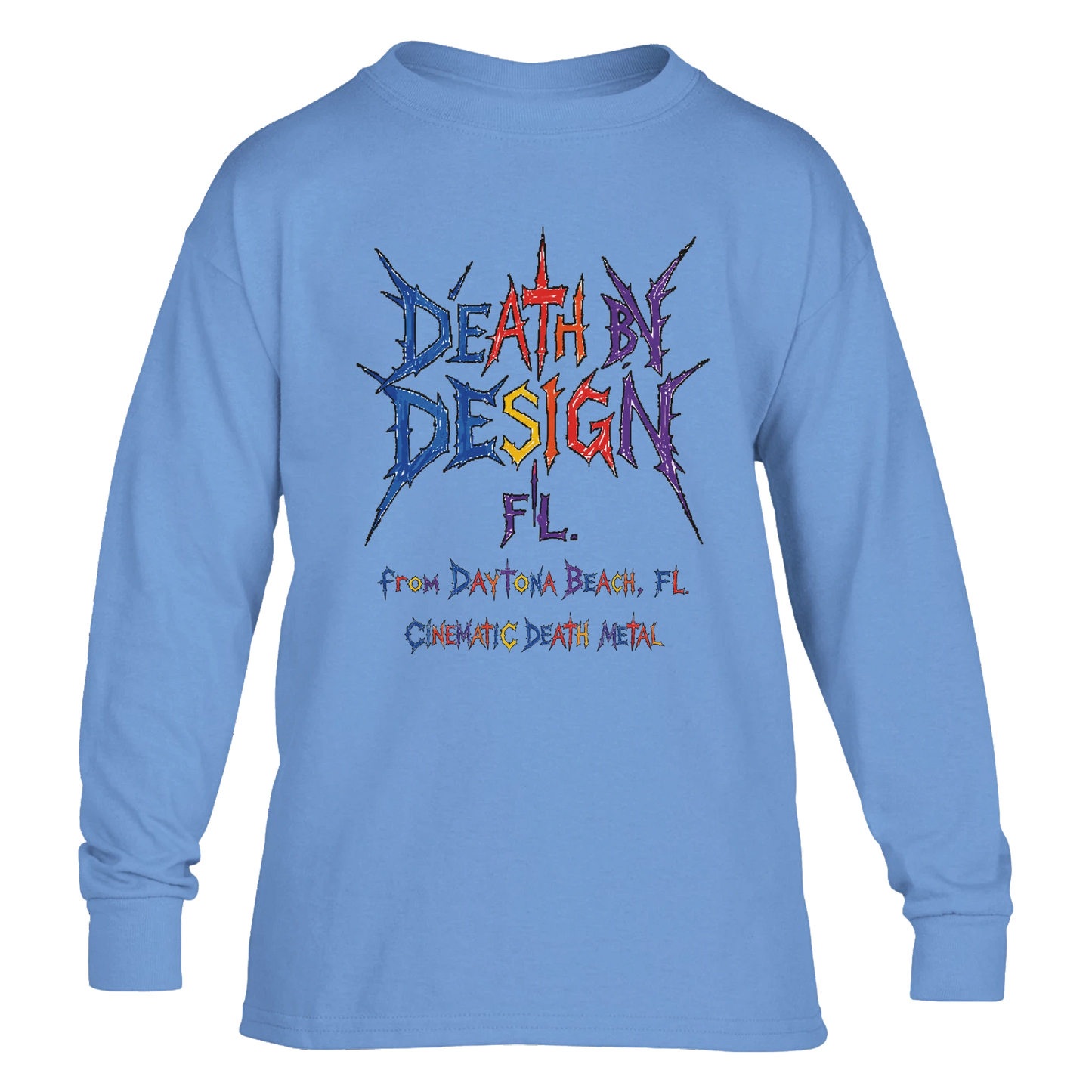 Death by Design FL Little Ass Kickers Unisex Long-Sleeve T-Shirt - XS, Gold