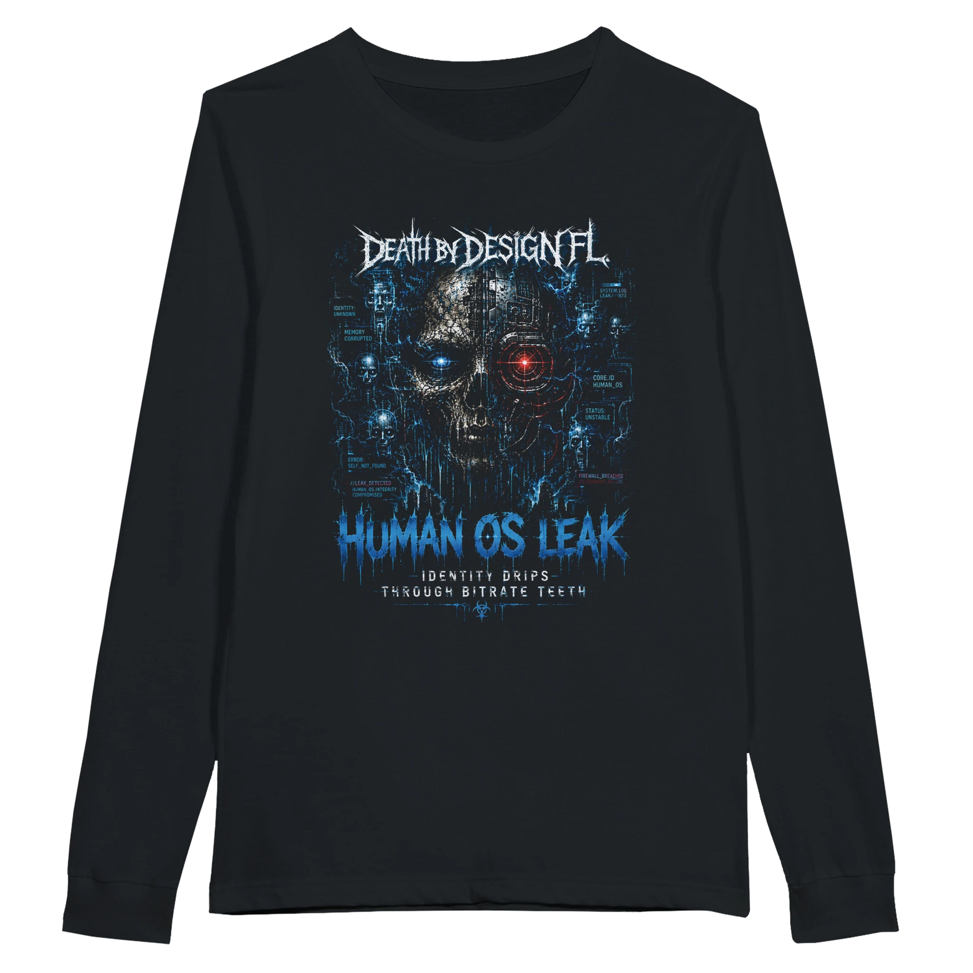 Death by Design FL HumanOS Leak Unisex Long-Sleeve T-Shirt - S