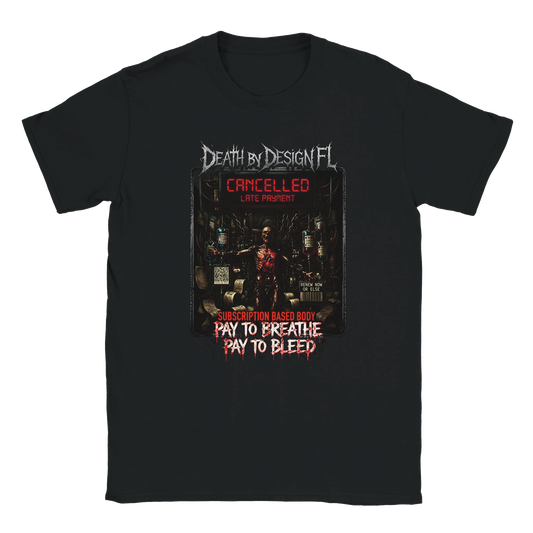 Death by Design FL Subscription Based Body Unisex T-Shirt - S