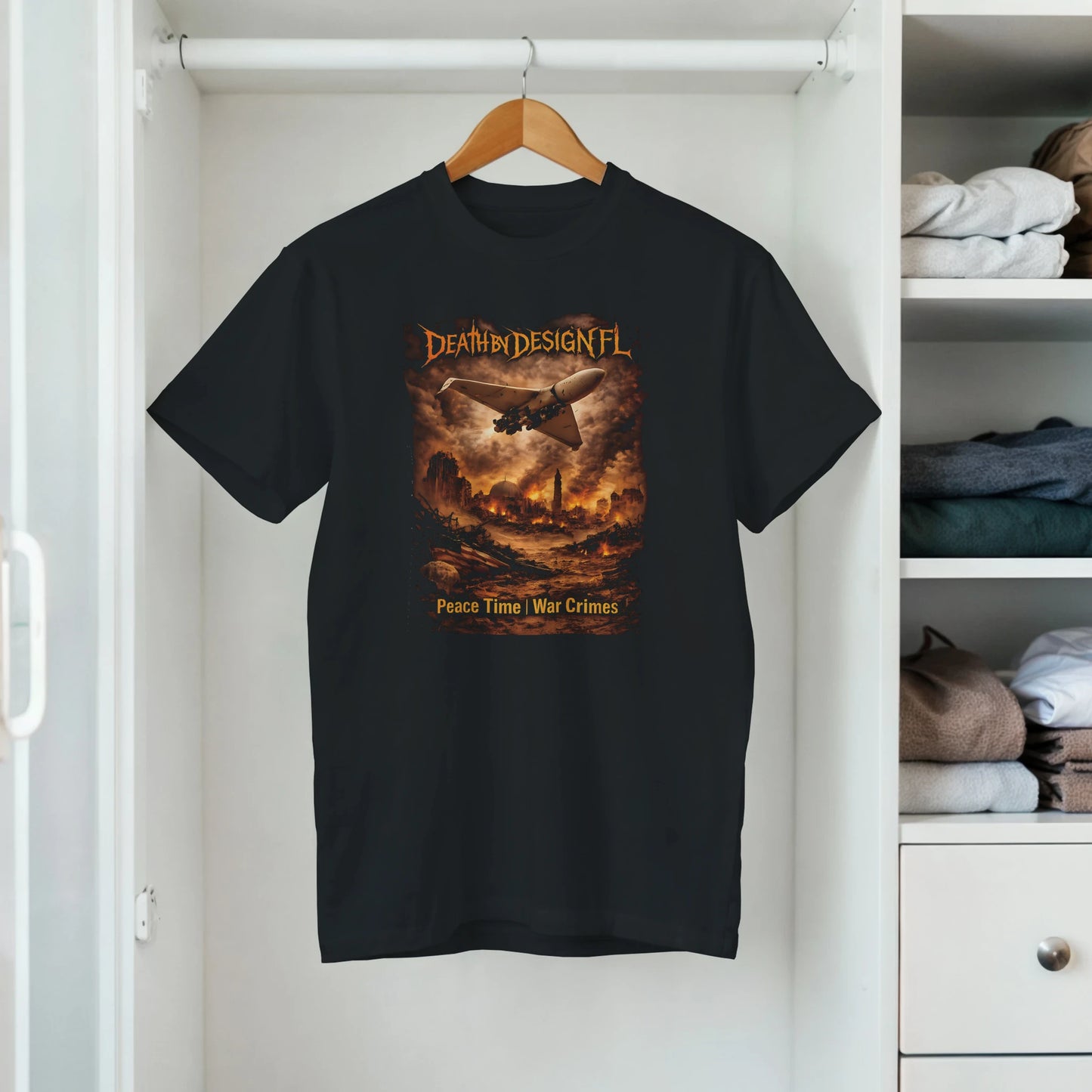 Death by Design FL Peace Time - War Crimes! Women's Classic T-Shirt - XL