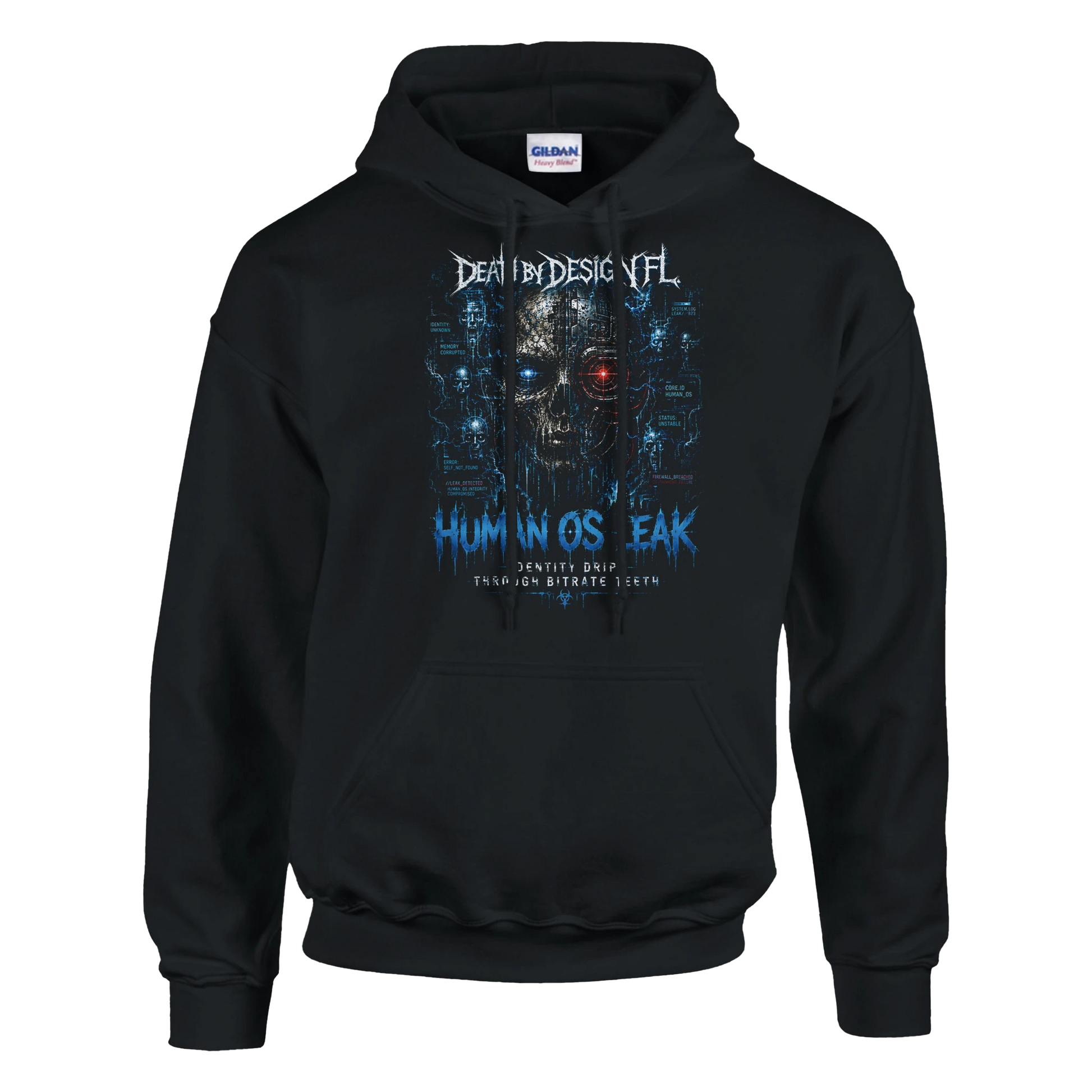 Death by Design FL HumanOS Leak Unisex Pullover Hoodie - S