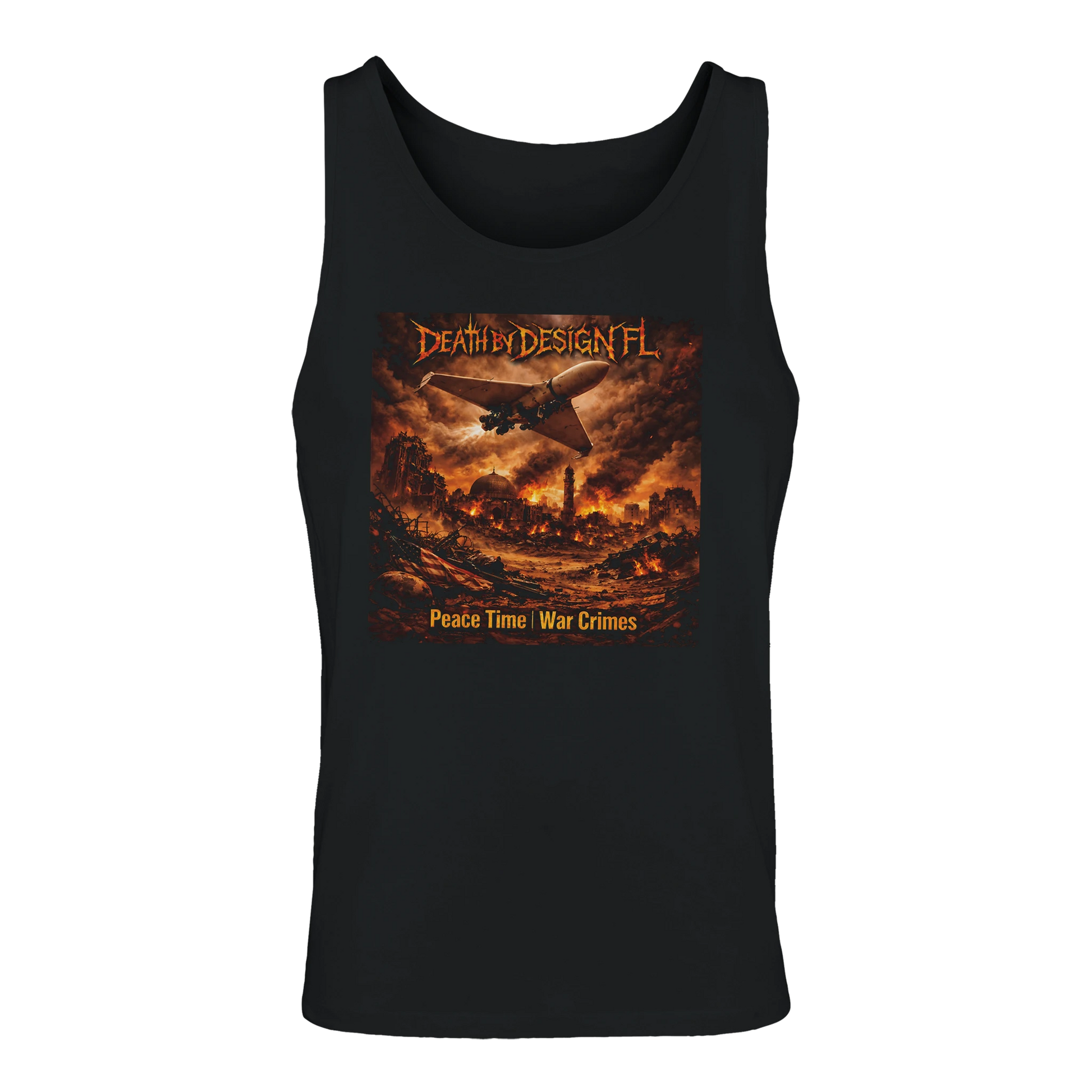Death by Design FL Peace Time - War Crimes! Men's T-Shirt - S