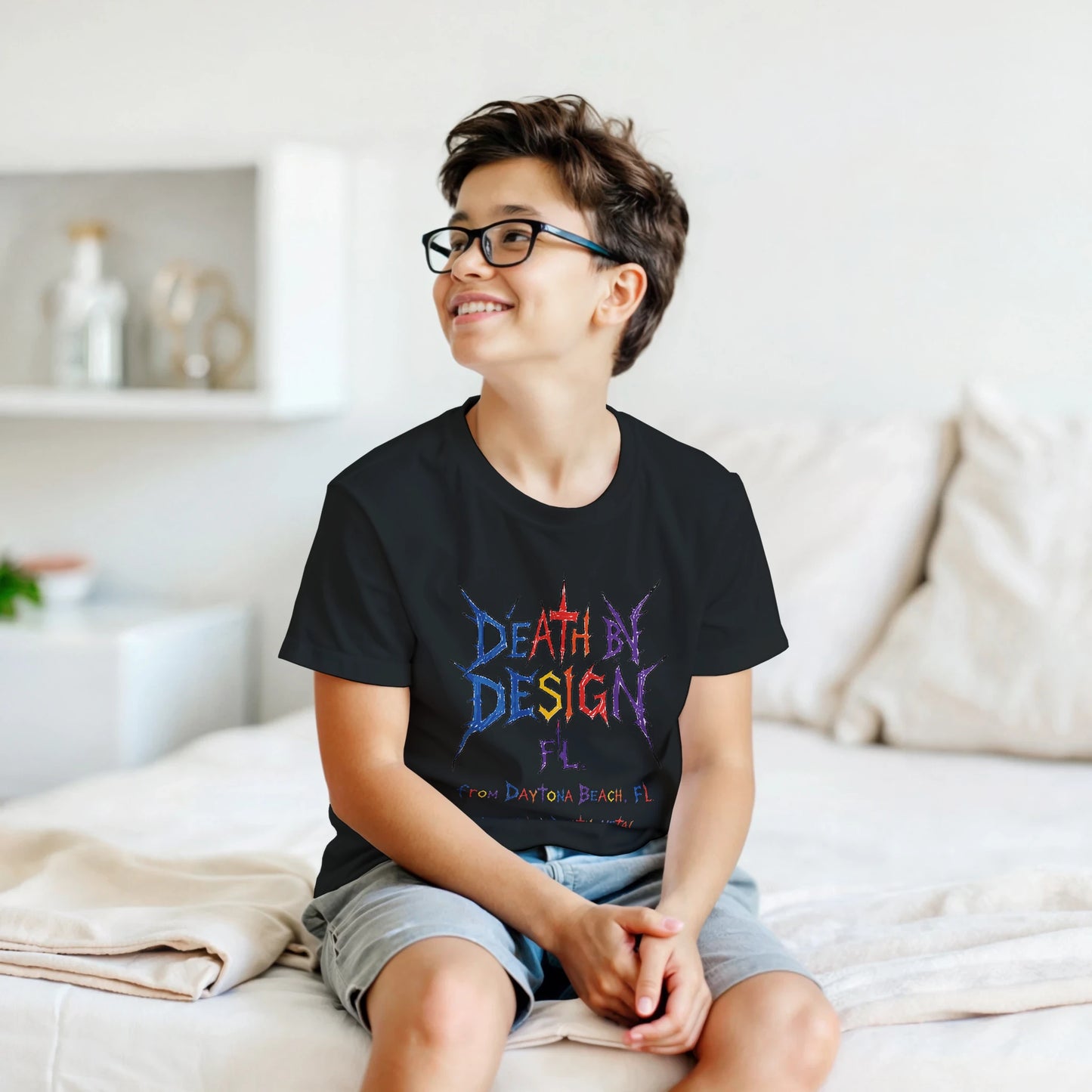 Death by Design FL Little Ass Kickers Unisex T-Shirt - L, Purple