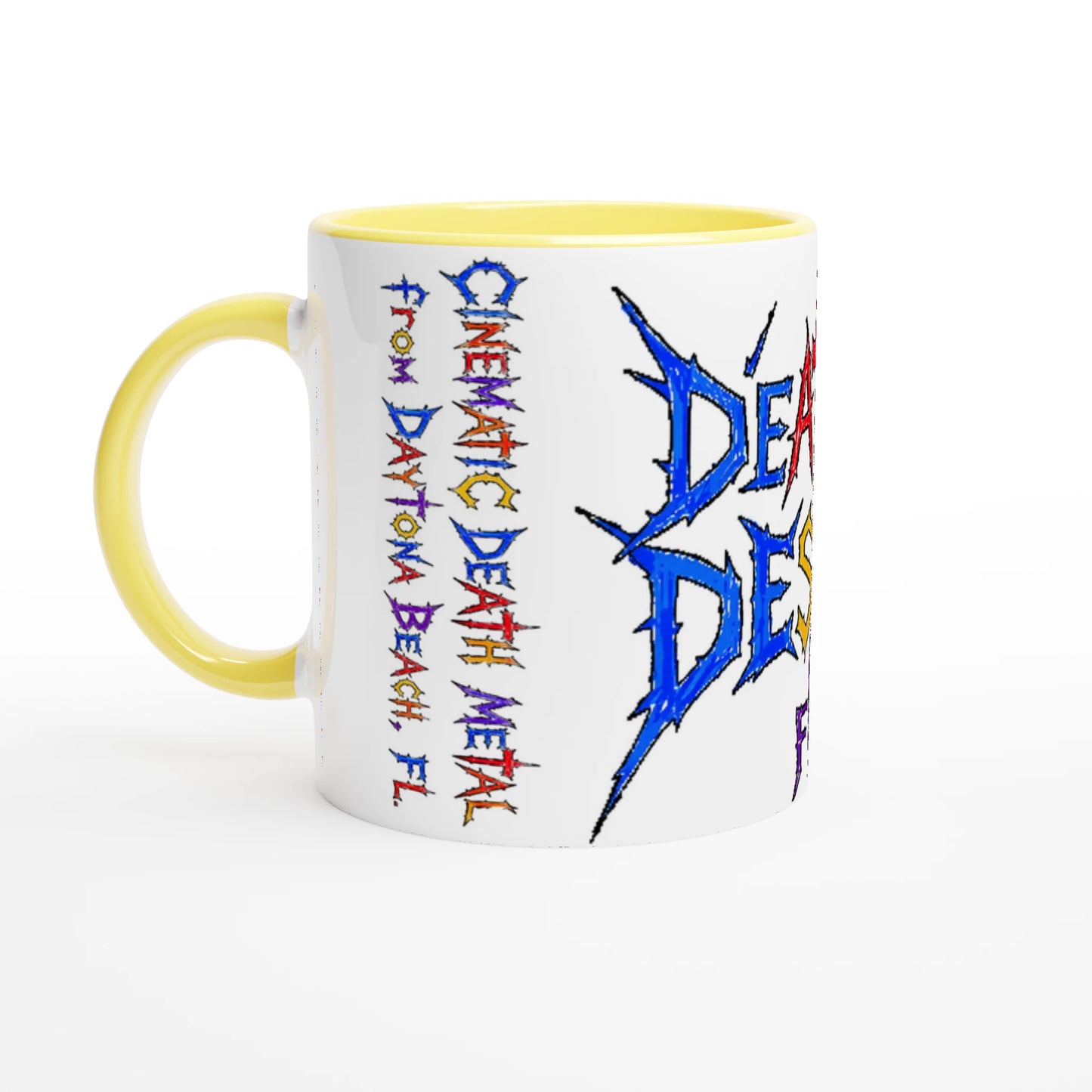 Death by Design FL Fuel for the Loud, the Proud, and the Sleep-Deprived Kids Ceramic Mug - Ceramic Pink, Design Option 2