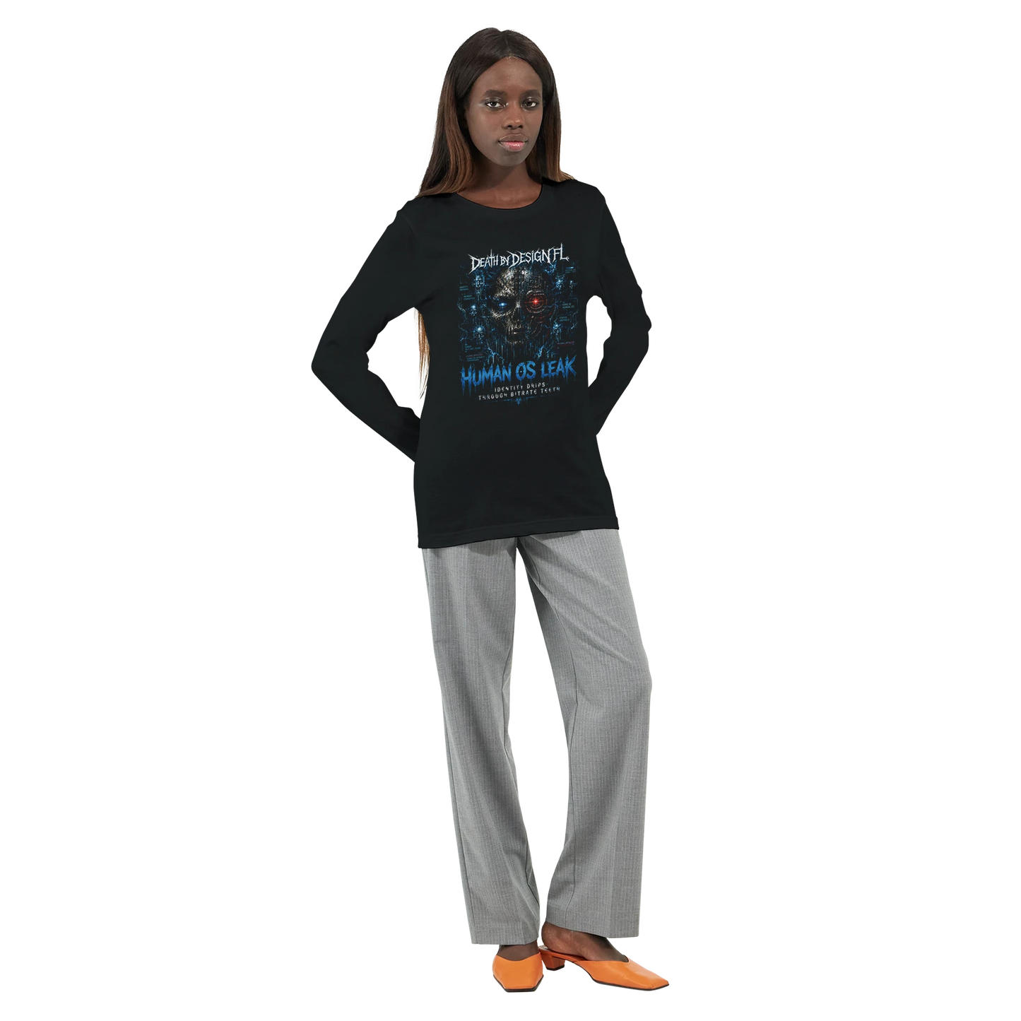 Death by Design FL HumanOS Leak Unisex Long-Sleeve T-Shirt - 3XL
