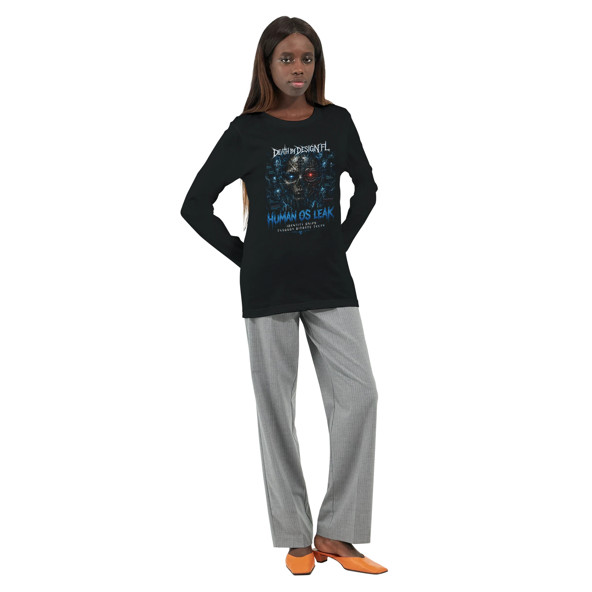 Death by Design FL HumanOS Leak Unisex Long-Sleeve T-Shirt - 3XL