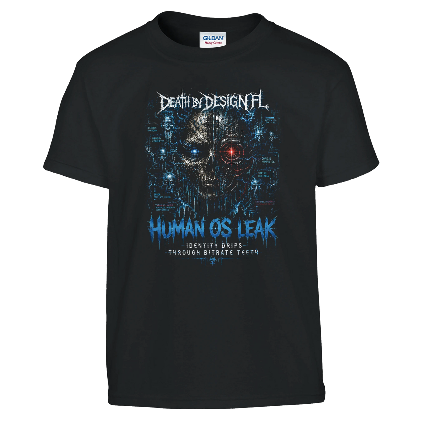 Death by Design FL HumanOS Leak Kids T-Shirt - XS