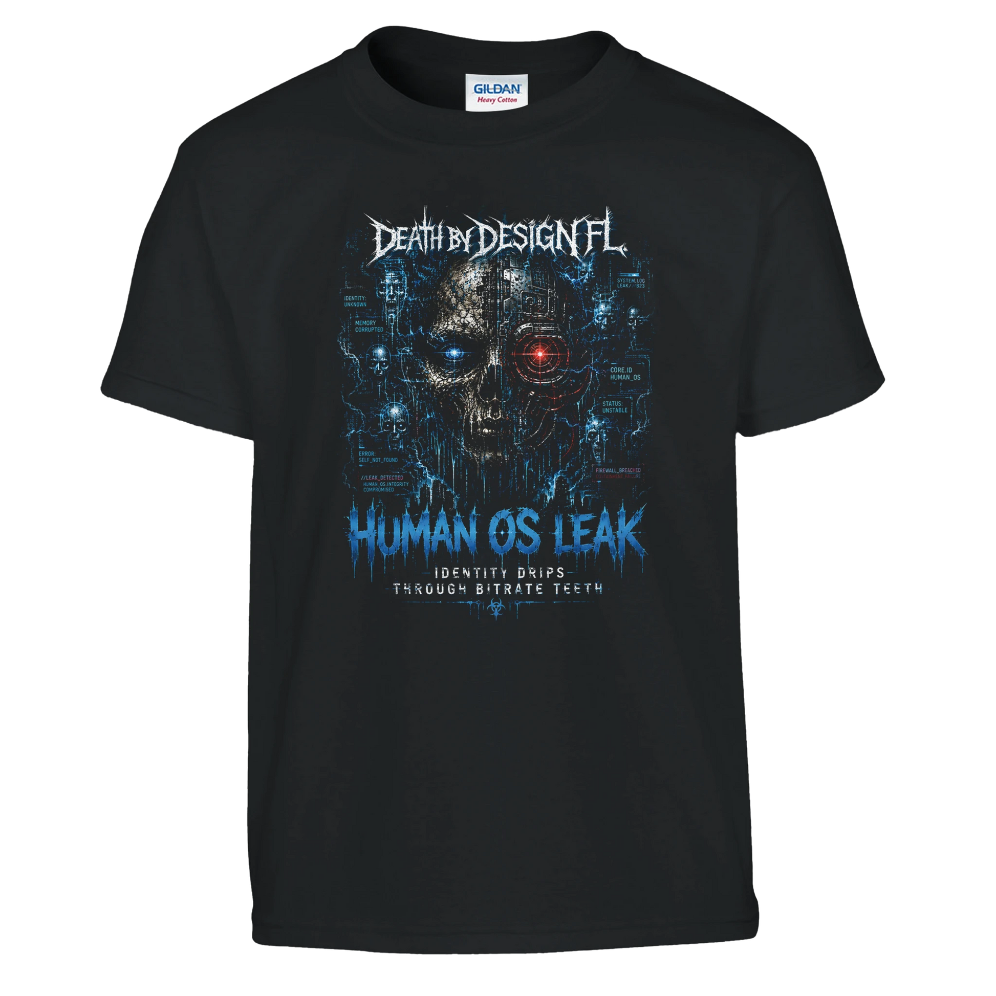 Death by Design FL HumanOS Leak Kids T-Shirt - XS