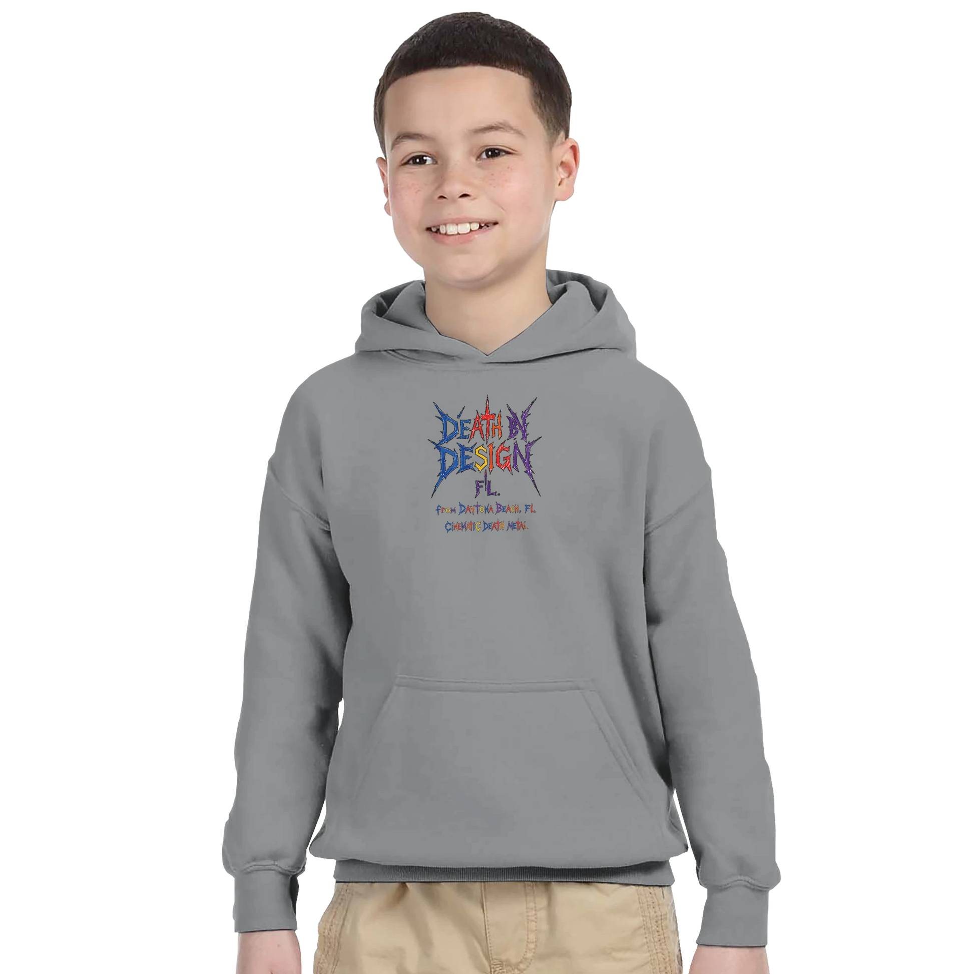 Death by Design FL Little Ass Kickers Unisex Pullover Hoodie - S, Sport Grey