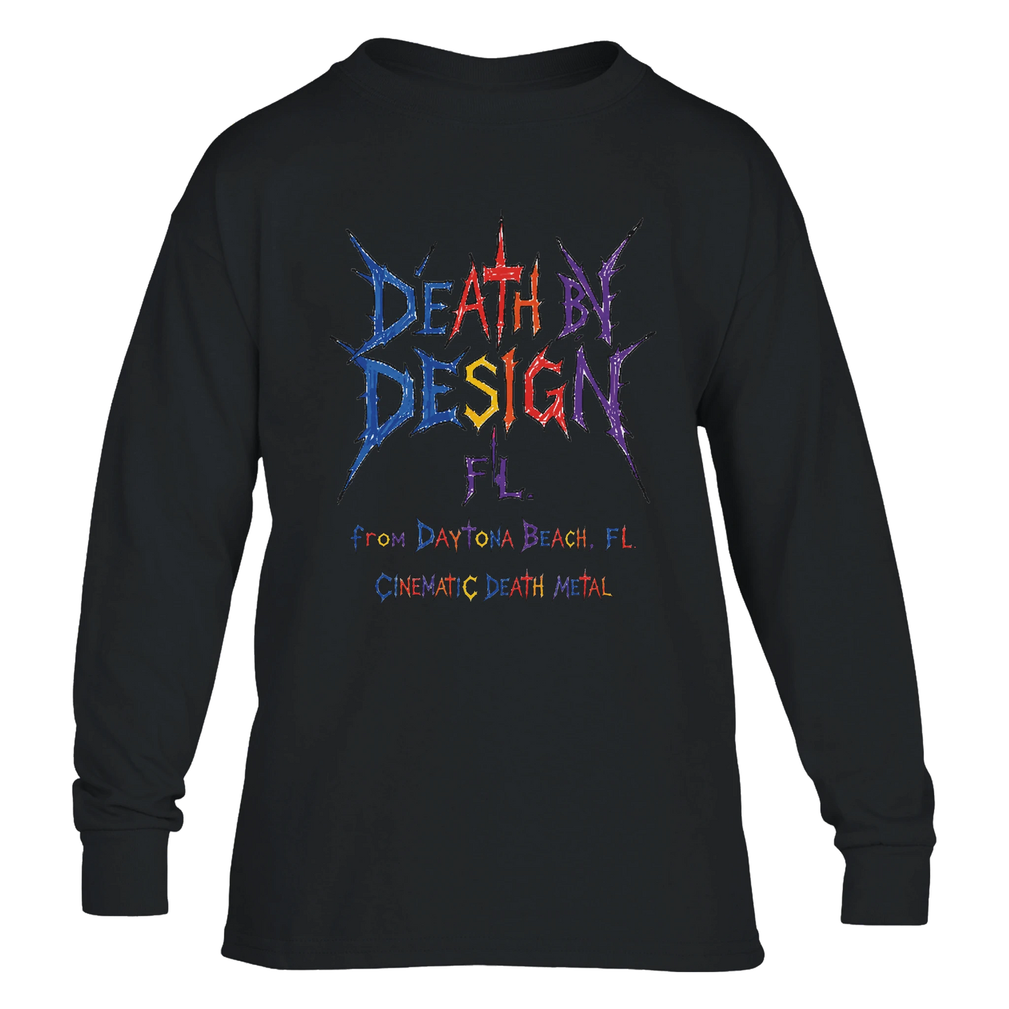 Death by Design FL Little Ass Kickers Unisex Long-Sleeve T-Shirt - XS, Carolina Blue