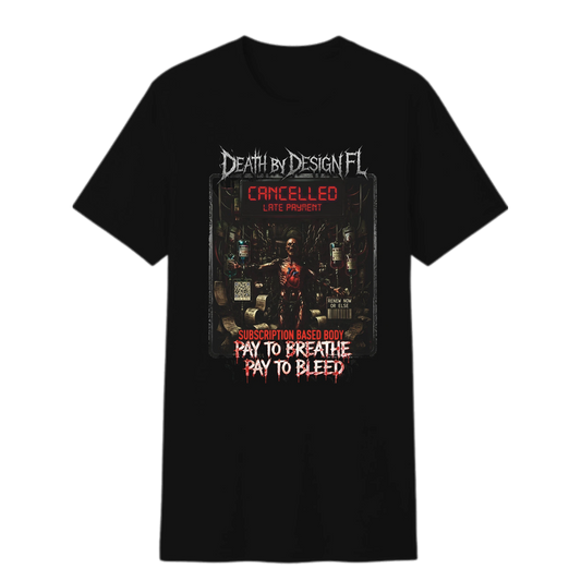 Death by Design FL Subscription Based Body Unisex Easy Cotton T-Shirt - S