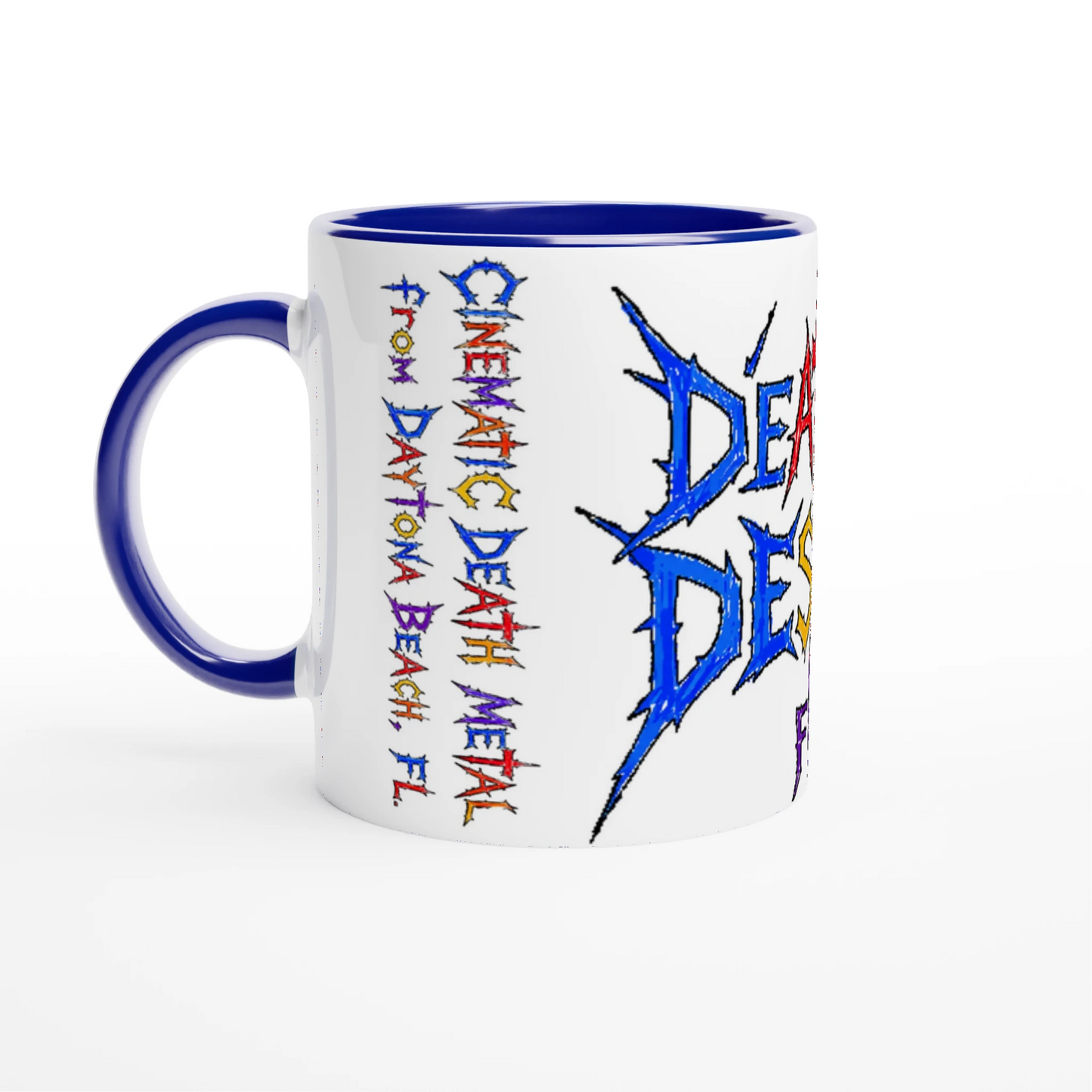 Death by Design FL Fuel for the Loud, the Proud, and the Sleep-Deprived Kids Ceramic Mug - Ceramic Red, Design Option 2