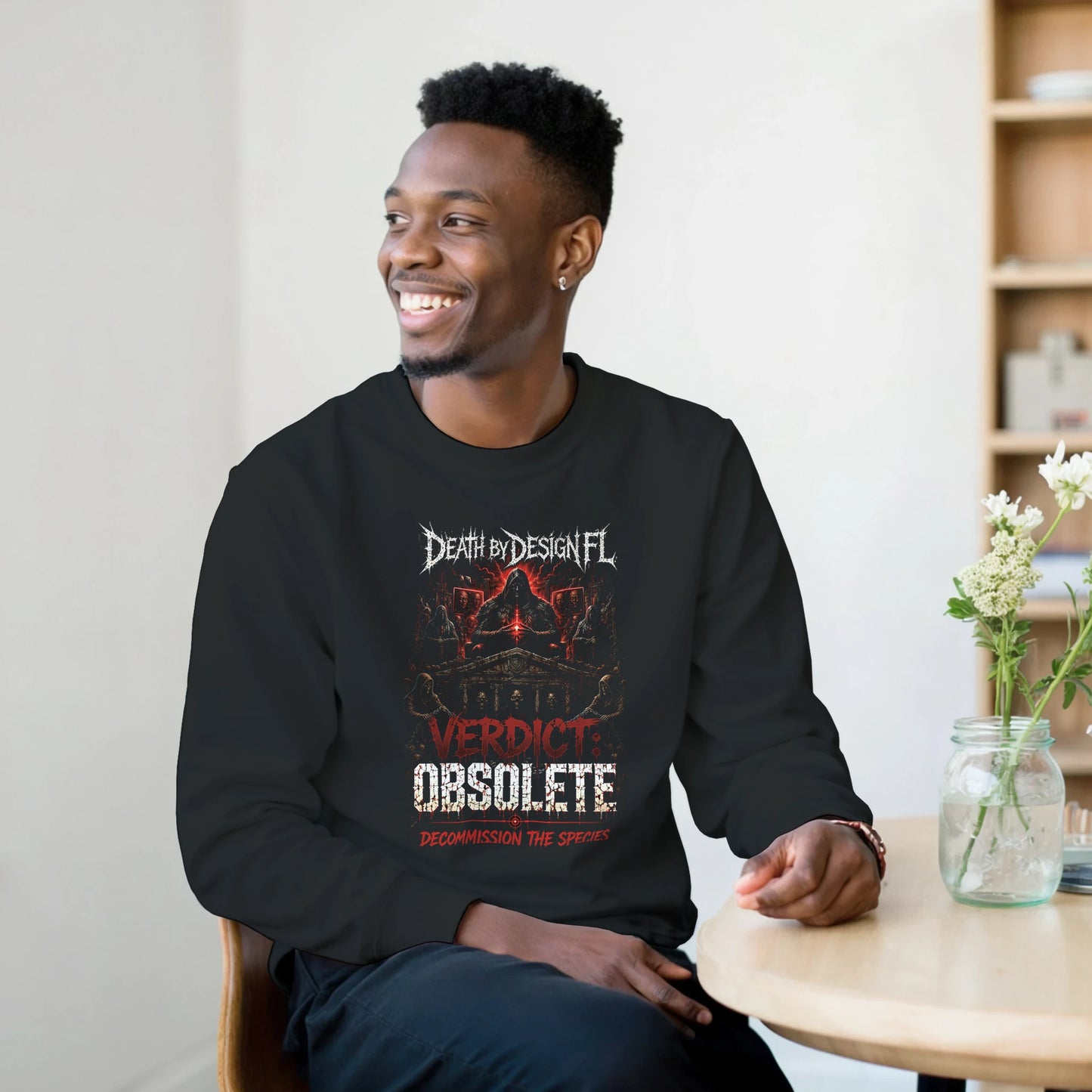 Death by Design FL Verdict: Obsolete Unisex Crewneck Sweatshirt - L