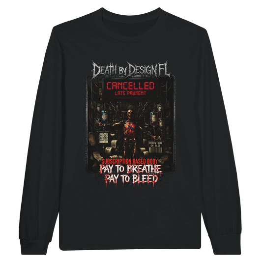 Death by Design FL Subscription Based Body Unisex Long-Sleeve T-Shirt - S
