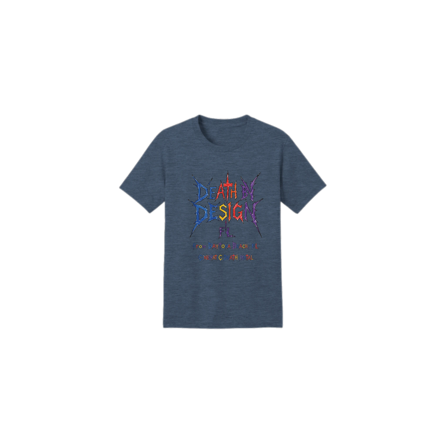 Death by Design FL Little Ass Kickers Youth T-Shirt - XS, Heather Royal