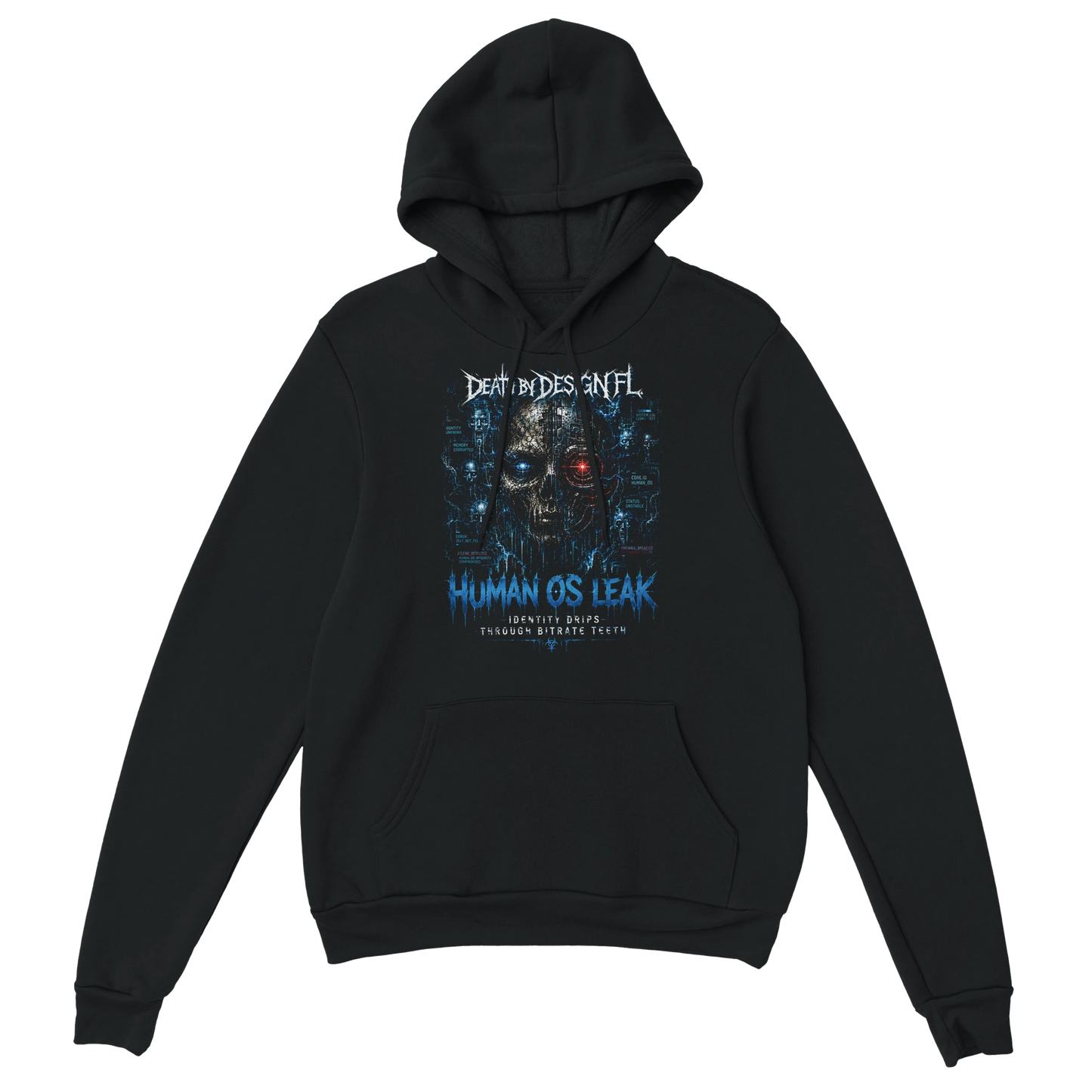Death by Design FL HumanOS Leak Unisex Pullover Hoodie