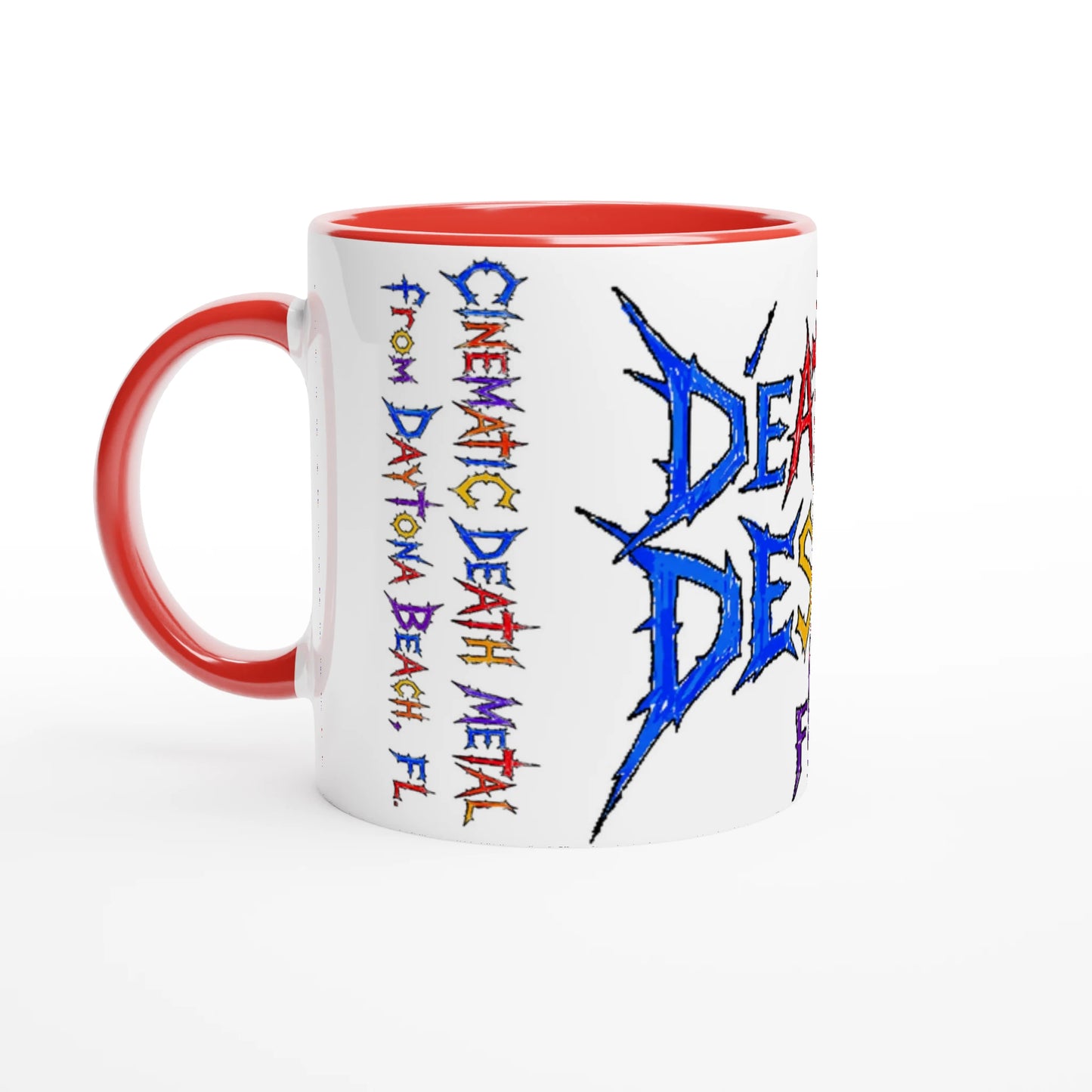 Death by Design FL Fuel for the Loud, the Proud, and the Sleep-Deprived Kids Ceramic Mug - Ceramic Black, Design Option 2