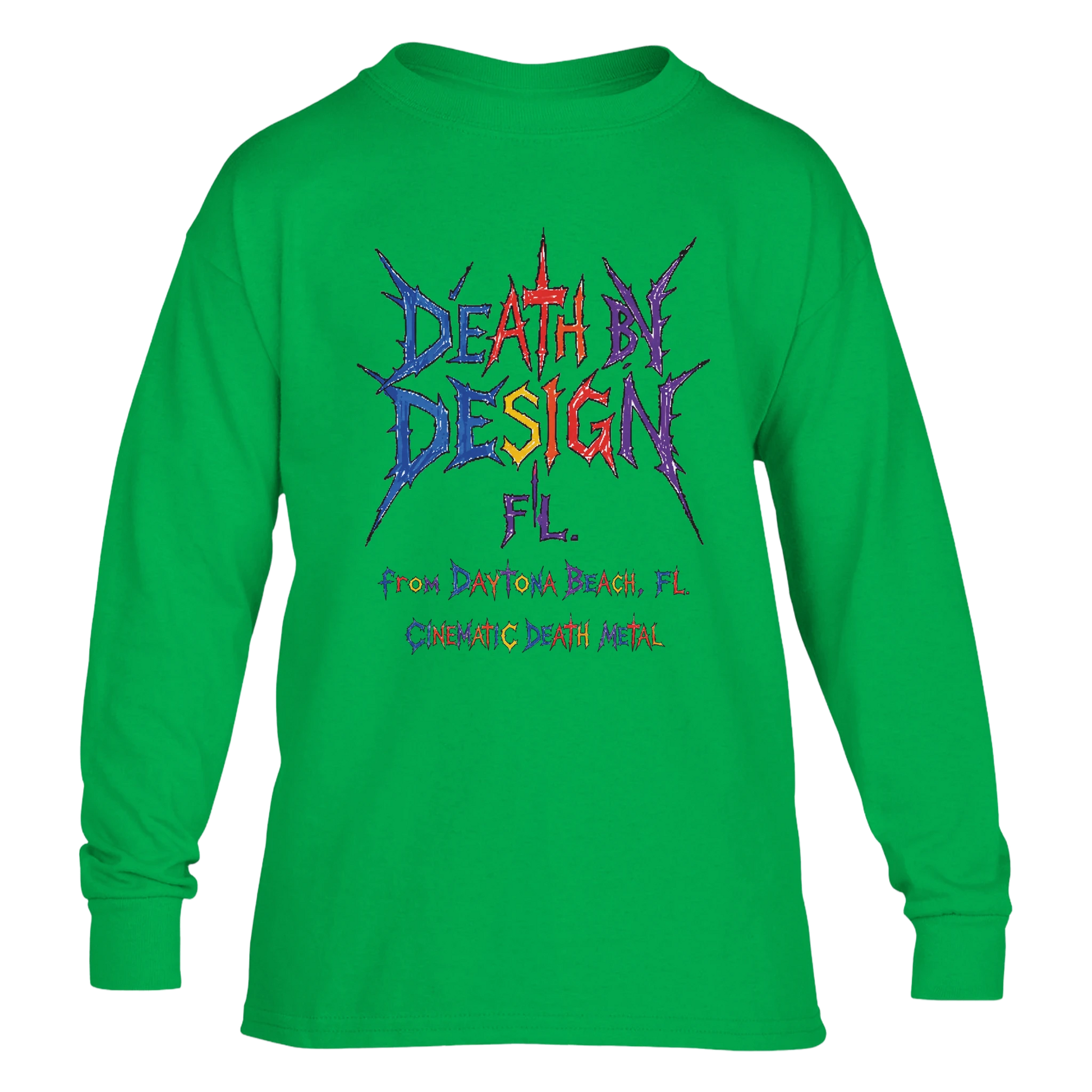 Death by Design FL Little Ass Kickers Unisex Long-Sleeve T-Shirt - S, Gold