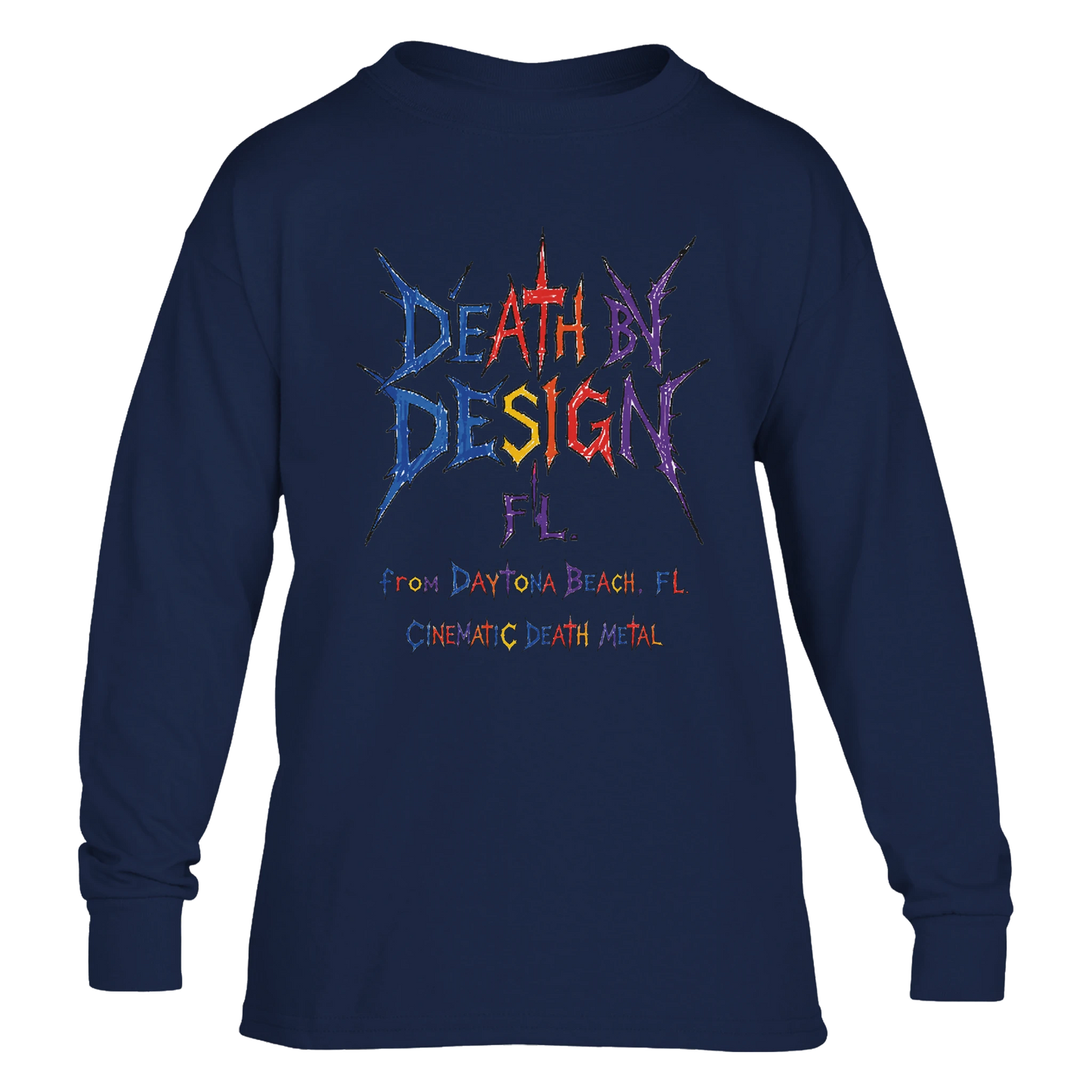 Death by Design FL Little Ass Kickers Unisex Long-Sleeve T-Shirt - XS, White