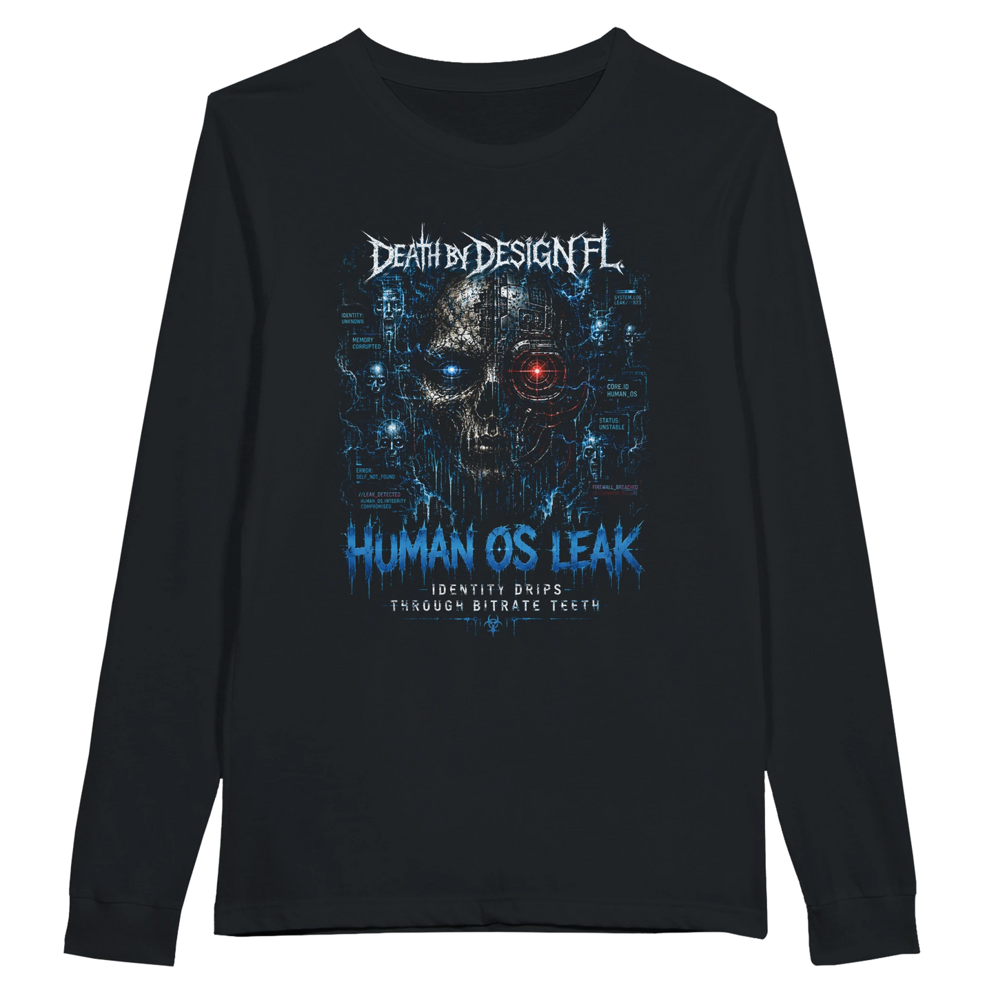 Death by Design FL HumanOS Leak Unisex Long-Sleeve T-Shirt - M