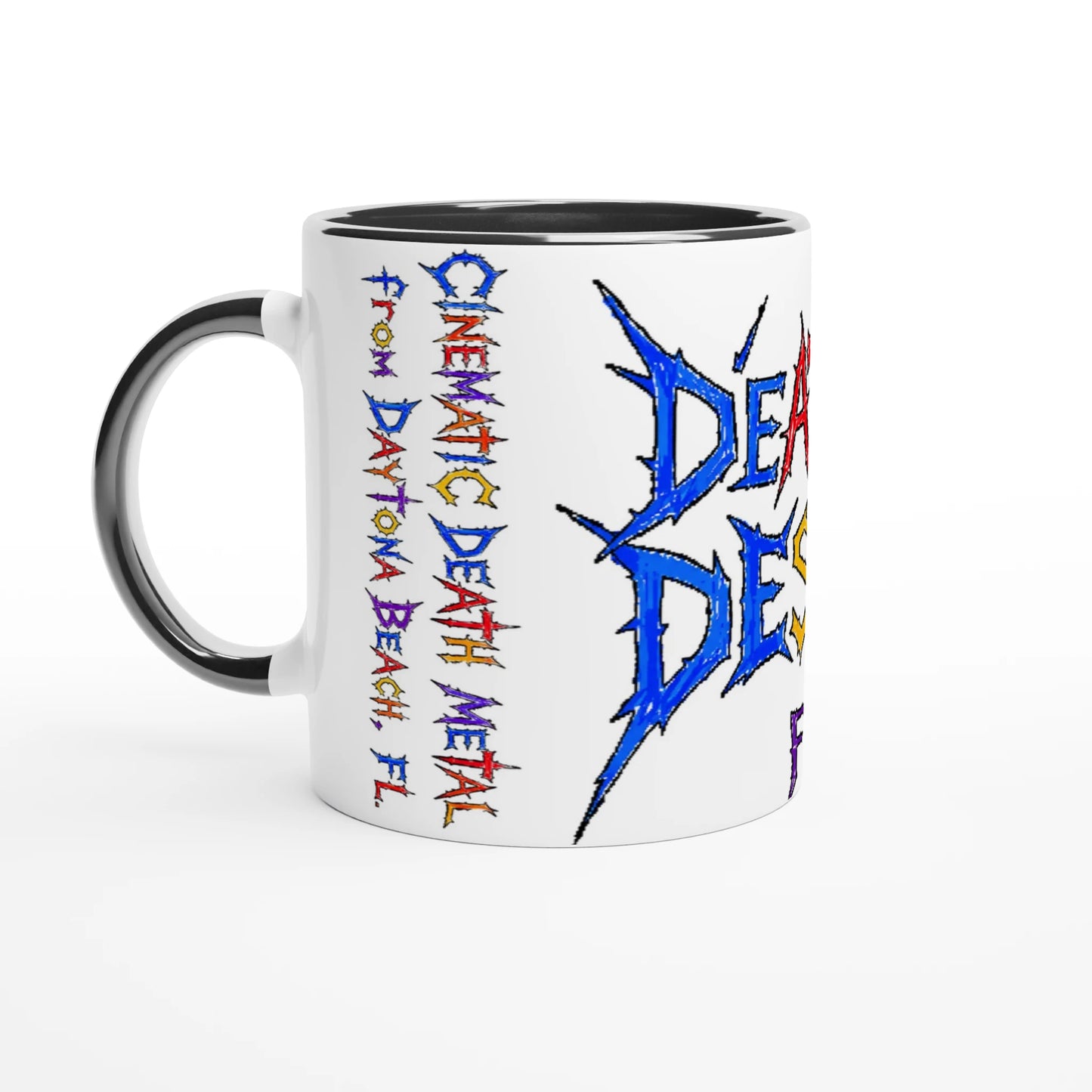 Death by Design FL Fuel for the Loud, the Proud, and the Sleep-Deprived Kids Ceramic Mug - Ceramic Red, Design Option 1