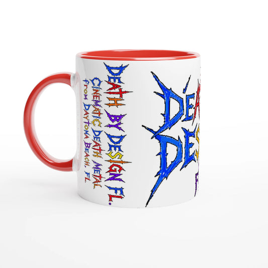 Death by Design FL Fuel for the Loud, the Proud, and the Sleep-Deprived Kids Ceramic Mug - Ceramic Yellow, Design Option 1