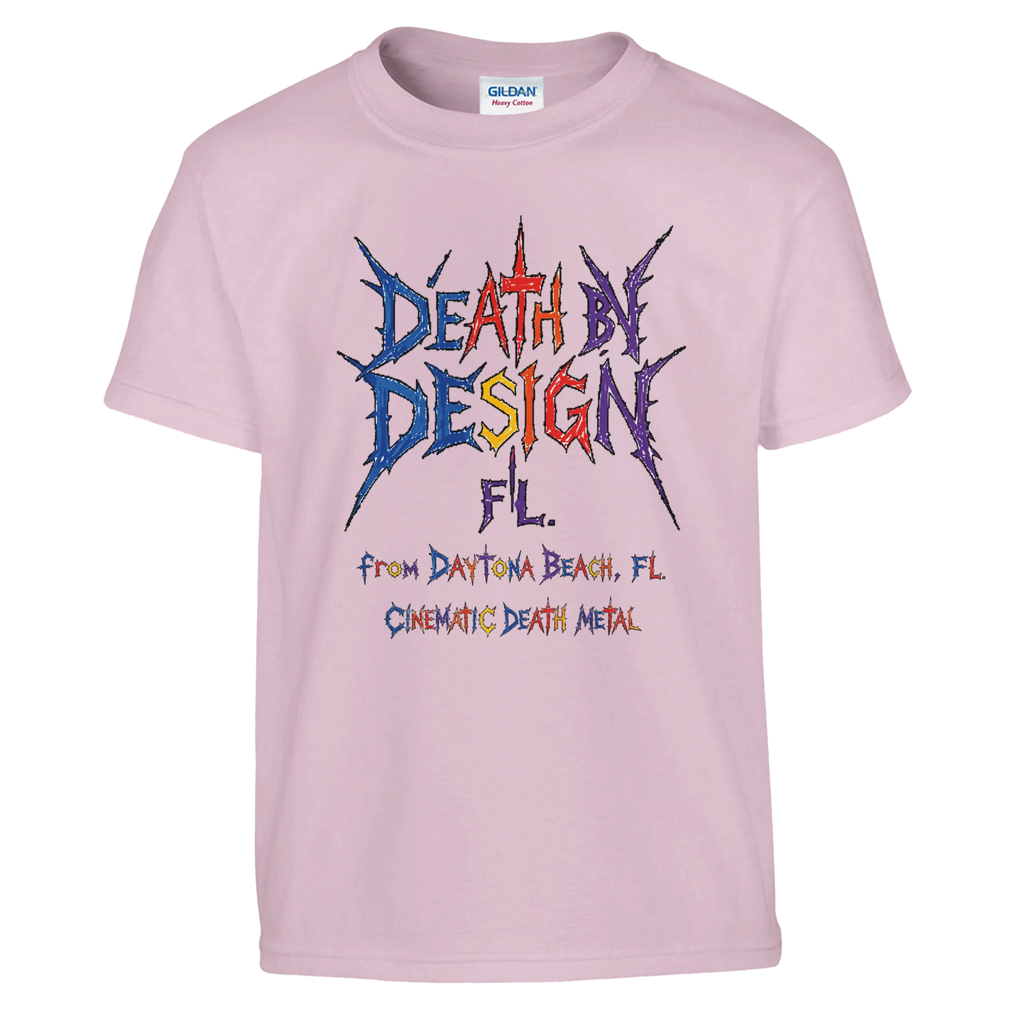 Death by Design FL Little Ass Kickers Unisex T-Shirt - S, Light Pink