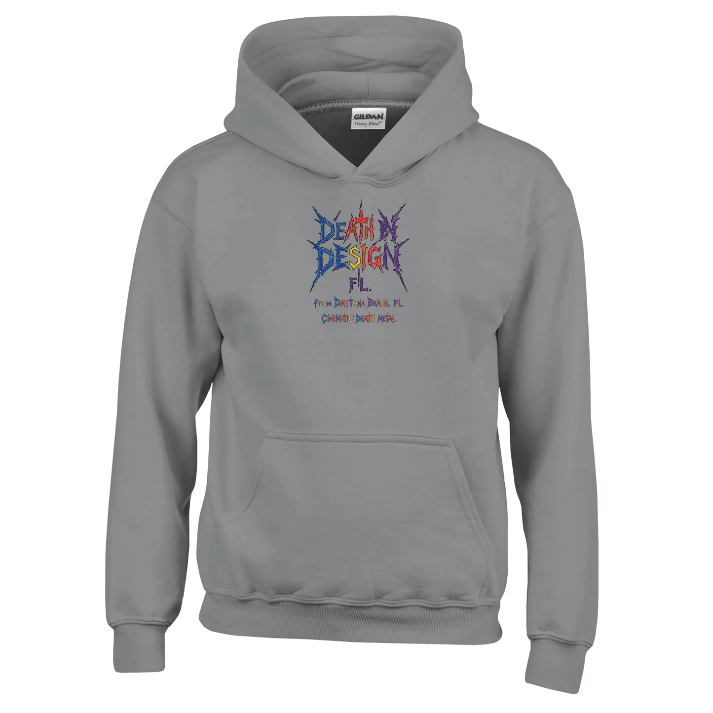 Death by Design FL Little Ass Kickers Unisex Pullover Hoodie - S, Carolina Blue