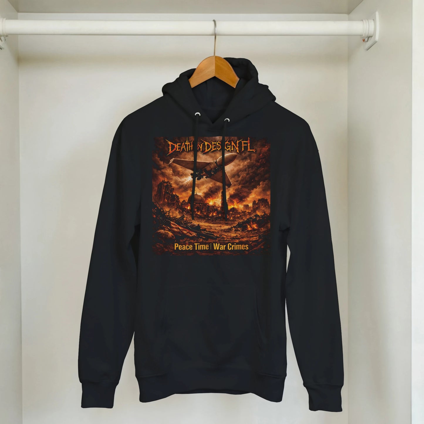 Death by Design FL Peace Time - War Crimes! Unisex Classic Pullover Hoodie - 3XL