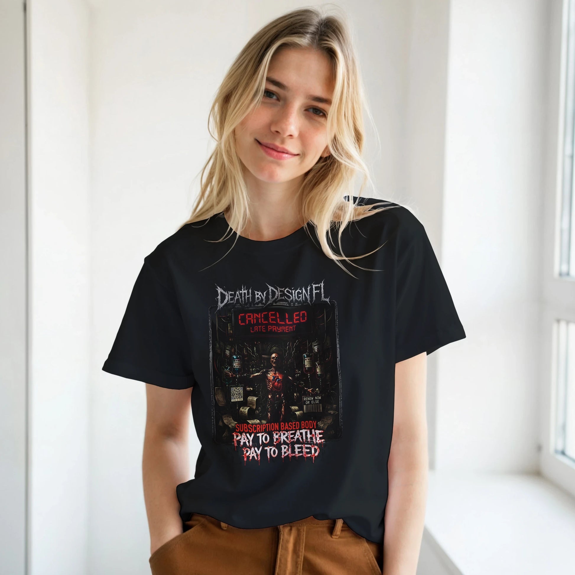 Death by Design FL Subscription Based Body Unisex T-Shirt